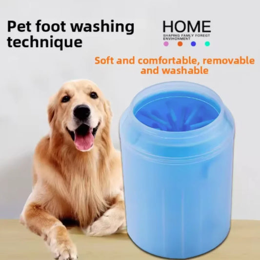 Dog Paw Cleaner Cup Soft Silicone Foot Washing Brush